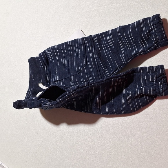 SVRN Navy Tie Joggers with Pockets 6 Months - Picture 4 of 12
